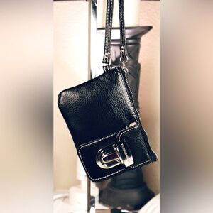 Victoria Secret Small Pebble Leather Wristlet